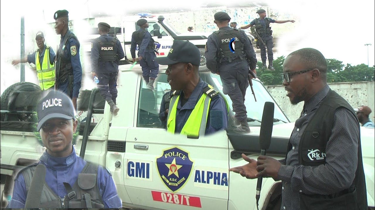🚨GMI Alpha!!  La police congolaise assure la la sécurité de la population et leurs biens