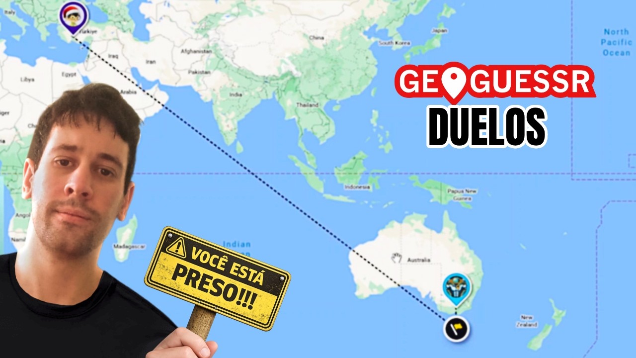 Meu adversário cometeu um CRIME nos duelos do GeoGuessr RUMO AOS 1500