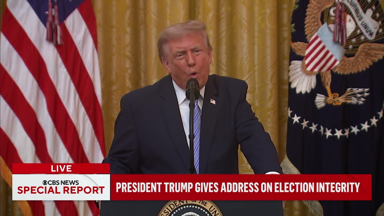 President Trump gives address on election integrity | Full Special Report