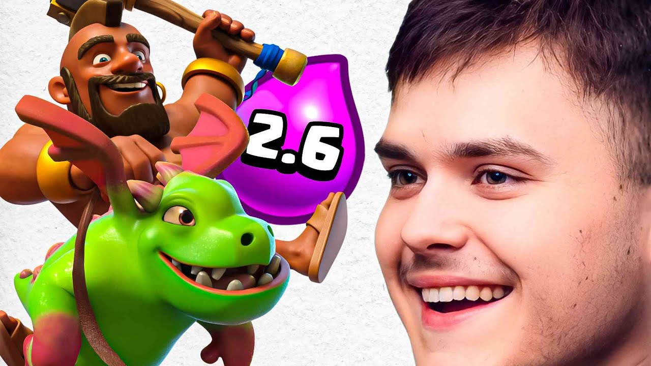 The NEW BEST 2.6 Hog Cycle Deck in Clash Royale