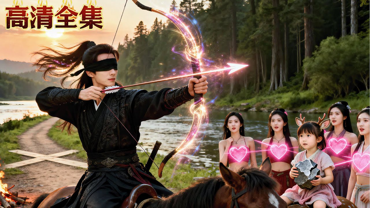 盲眼男人竟是軍營人人崇拜的神箭手！七歲萌寶被欺負，他一箭擊碎玄鐵震懾敵軍，美人紛紛為他自願加入鐵騎軍！#逆襲 #minidrama #龍王短劇No1Drama
