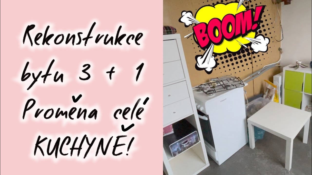REKONSTRUKCE BYTU 3+1 v paneláku. Závěr + KOMPLETNÍ PROMĚNA kuchyně:)
