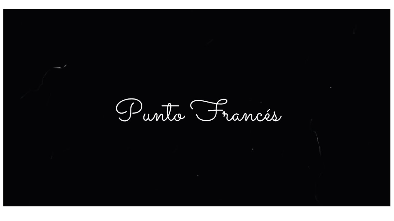 Punto franc&eacute;s, bordado