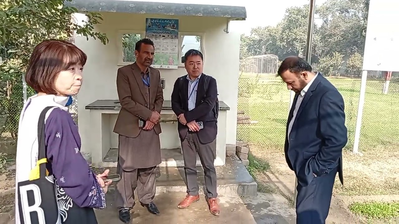 JICA VISITS OUR NUTRITION PLANT PILOT HIGHER SECONDARY SCHOOL WCL LAHORE 