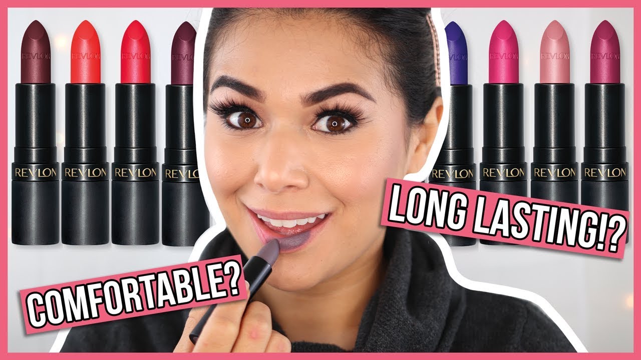 DRY LIP FRIENDLY?? Revlon Super Lustrous The Luscious Matte Lipstick Review