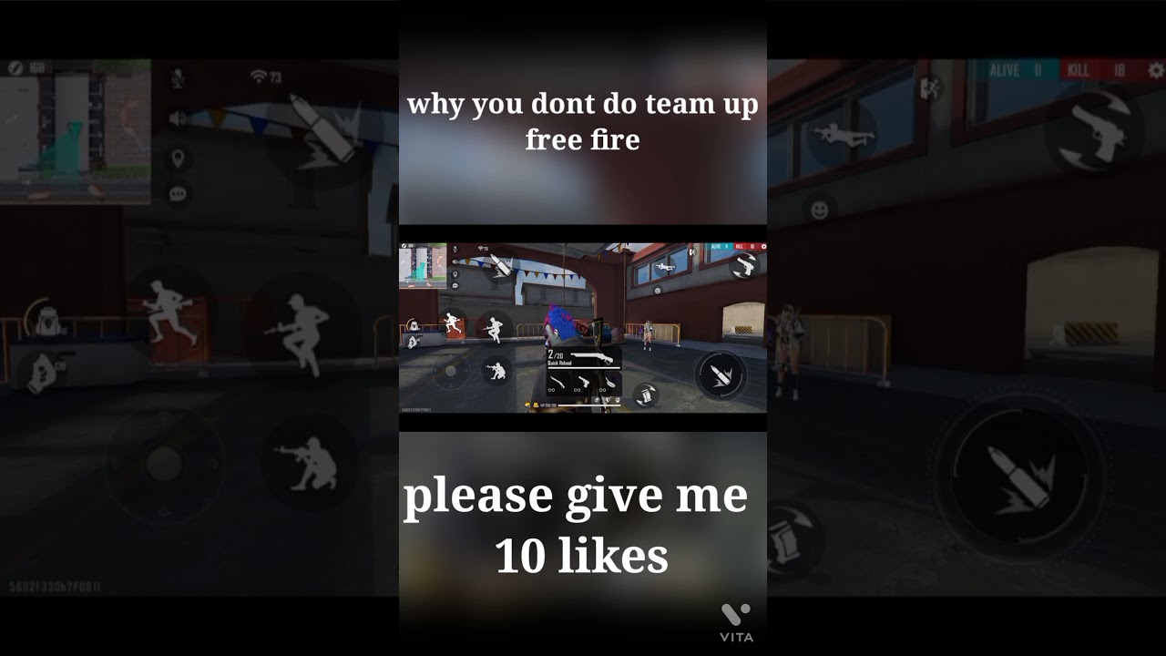 Why you don't do team up in Free Fire