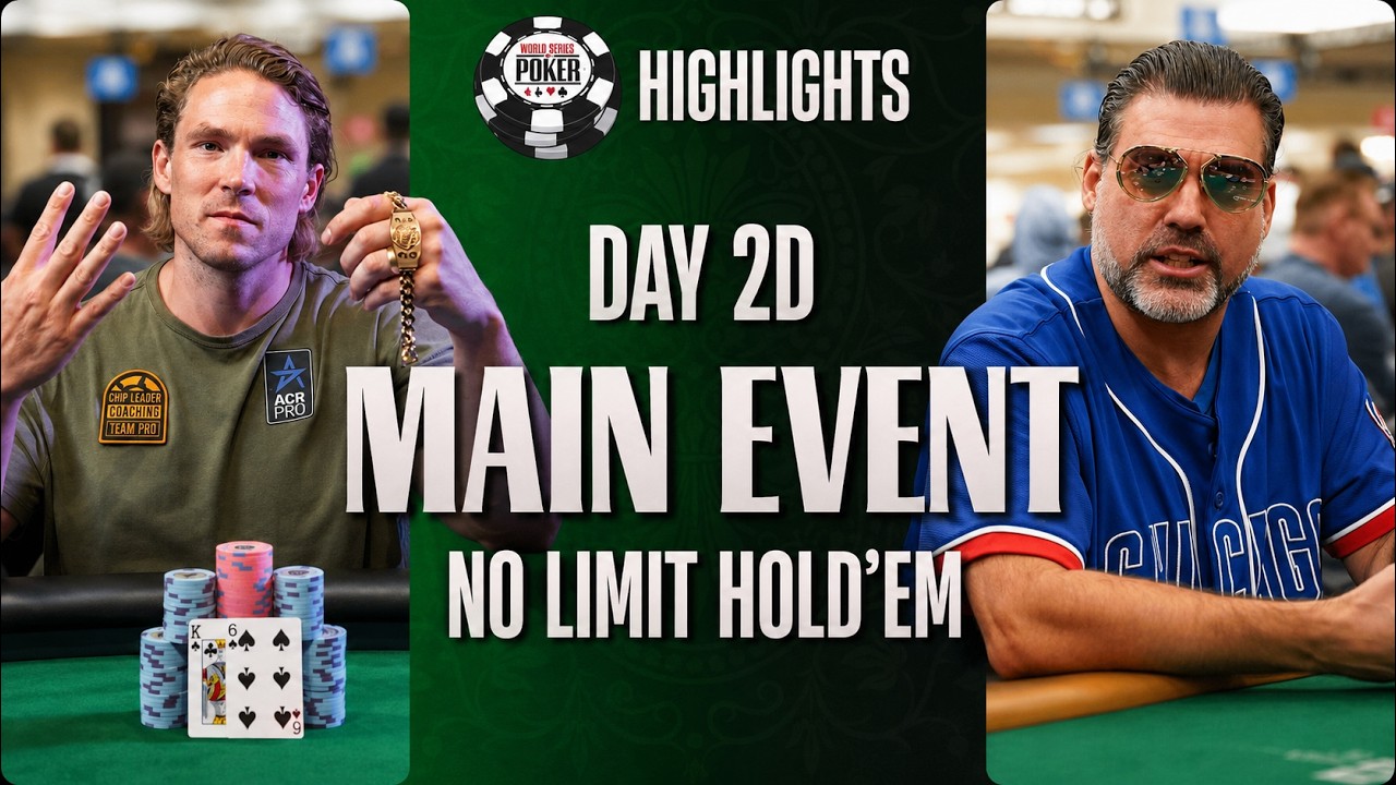 HIGHLIGHTS | $10,000 Main Event | Day 2D