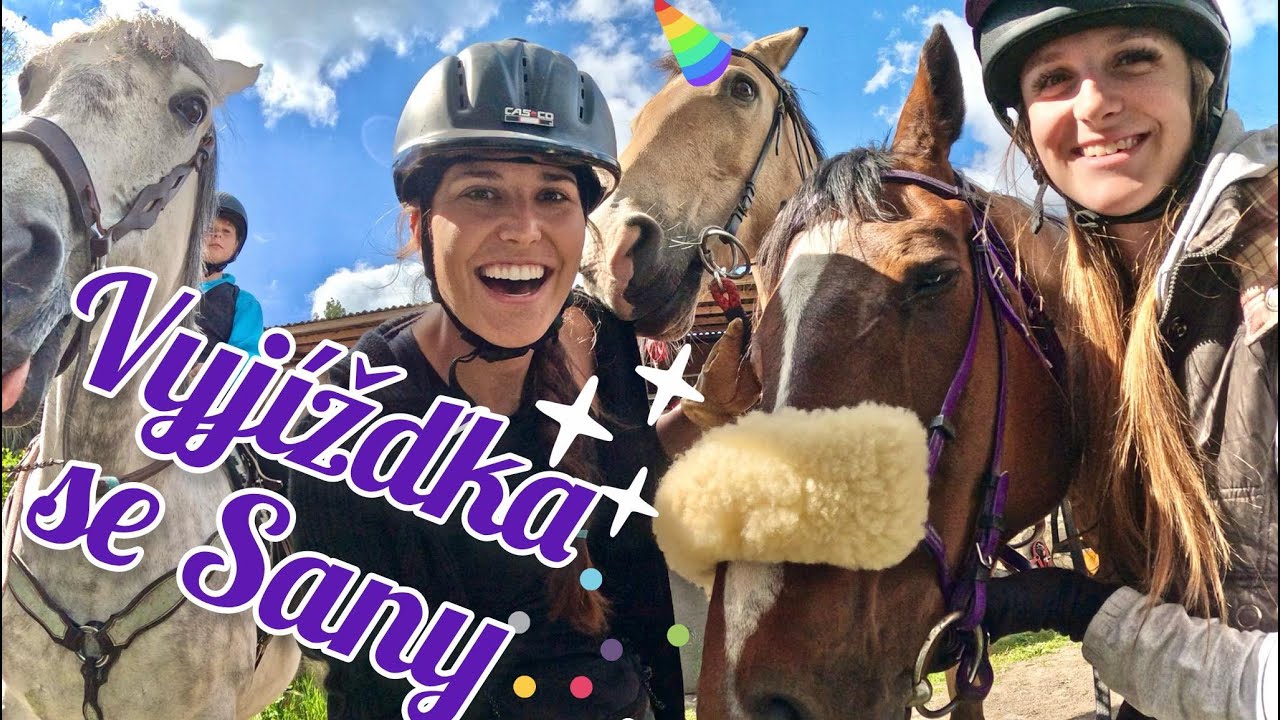Jezdím nejzlobivějšího koně z ranče 🤠 VLOG se Sany