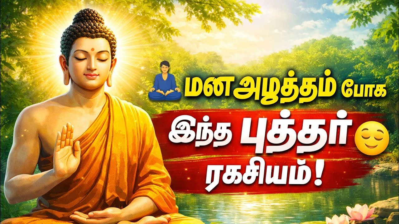 மனஅழுத்தம் போக இந்த புத்தர் 🧘‍♂️ ரகசியம் தெரிஞ்சா, வாழ்வே மாற்றம்! 😌