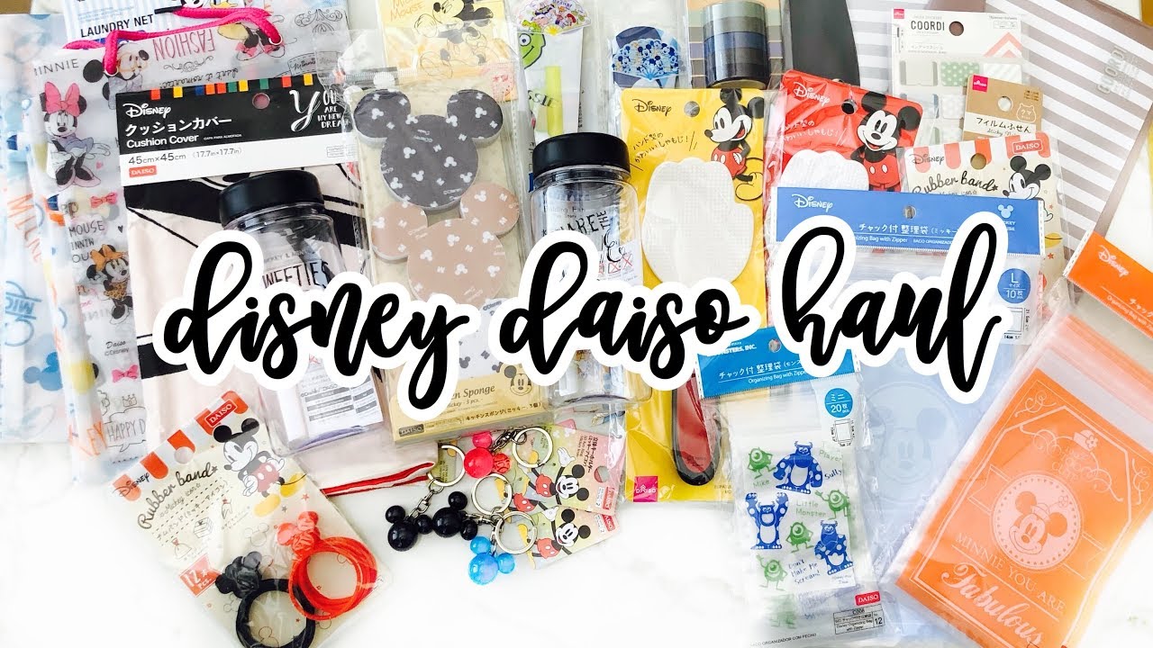 Disney Daiso Haul