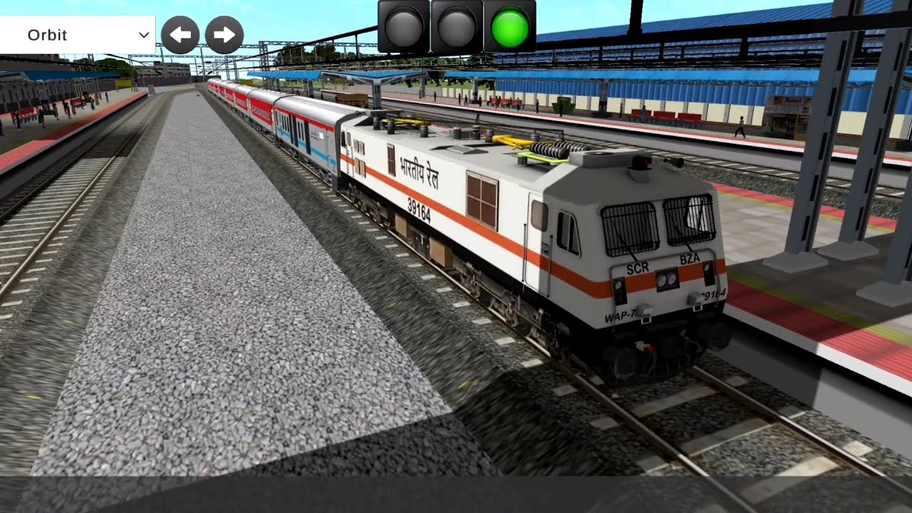 Aambala Cantt Junction - Delhi Junction | Indian Railway | ICF Red Coaches | WAG 7 Locomotive 