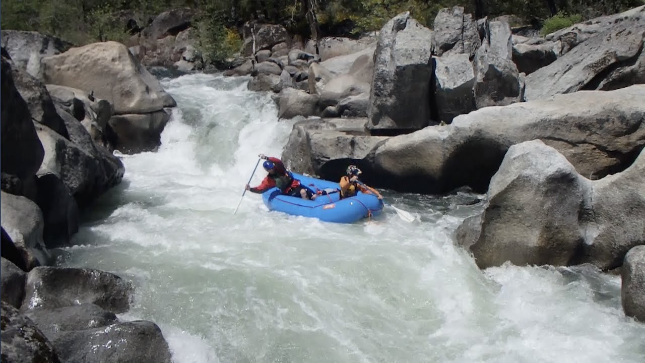 Middle Cosumnes Kayaking - Lower Section with Mini Raft