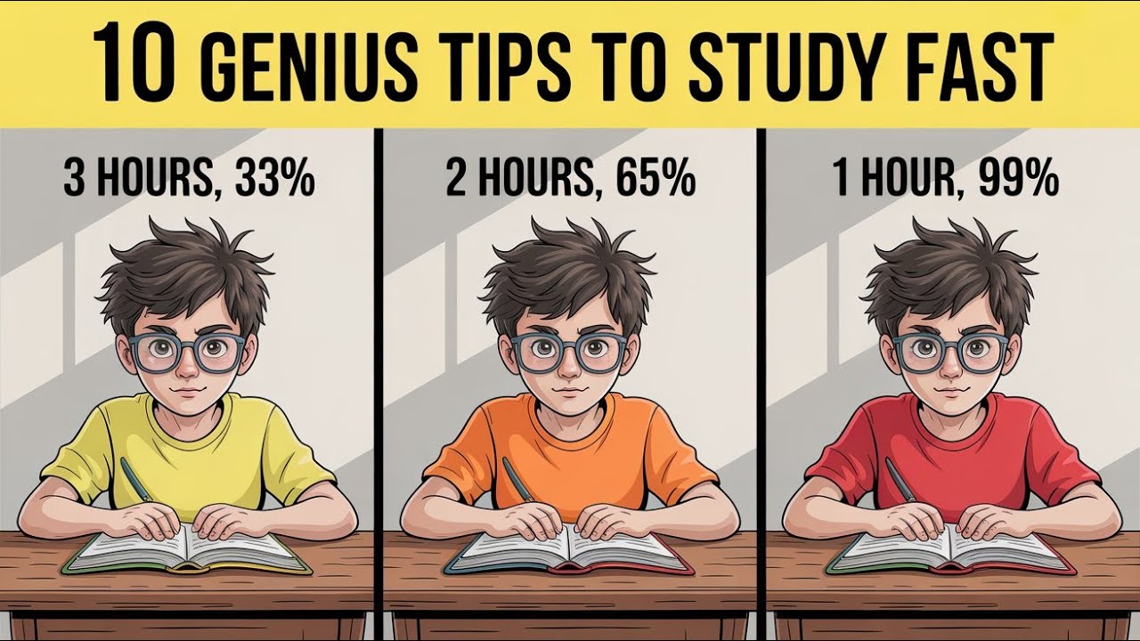 10 Genius Study Hacks to Learn Faster & Remember More | Boost Your Grades!