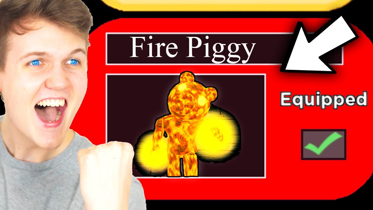 Can We Unlock The SECRET FIRE PIGGY Skin?! (NEW PIGGY SKIN REVEALED!?)