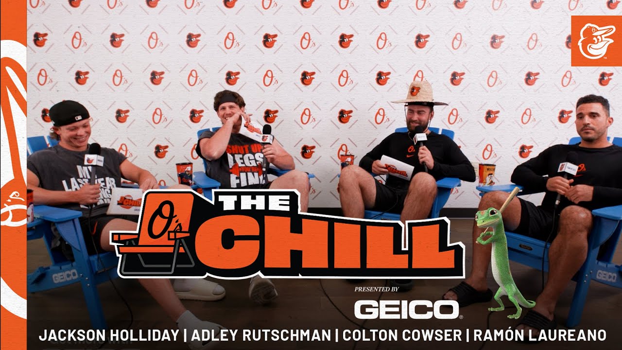The Chill w/ Jackson Holliday, Adley Rutschman, Colton Cowser, & Ramón Laureano | Baltimore Orioles