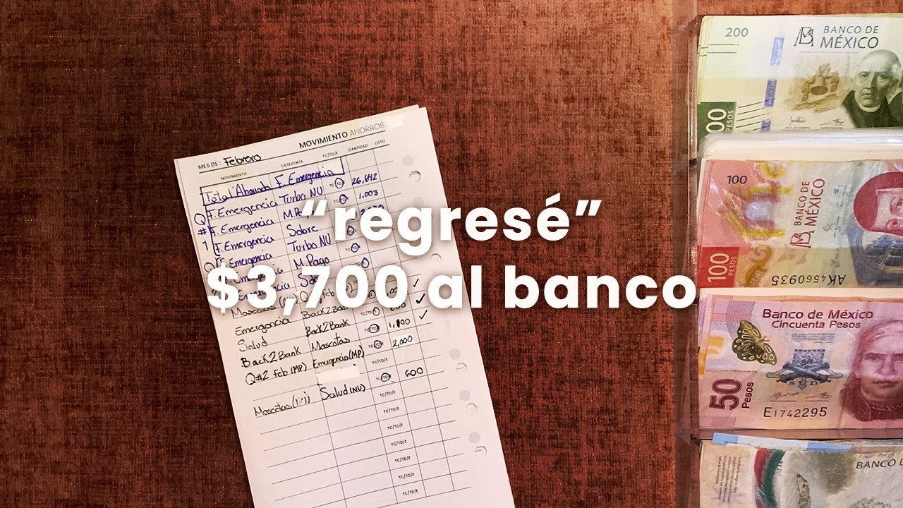 Control de Gastos + Condensación de Billetes 💵 | Febrero 2026 | Sistema de Sobres