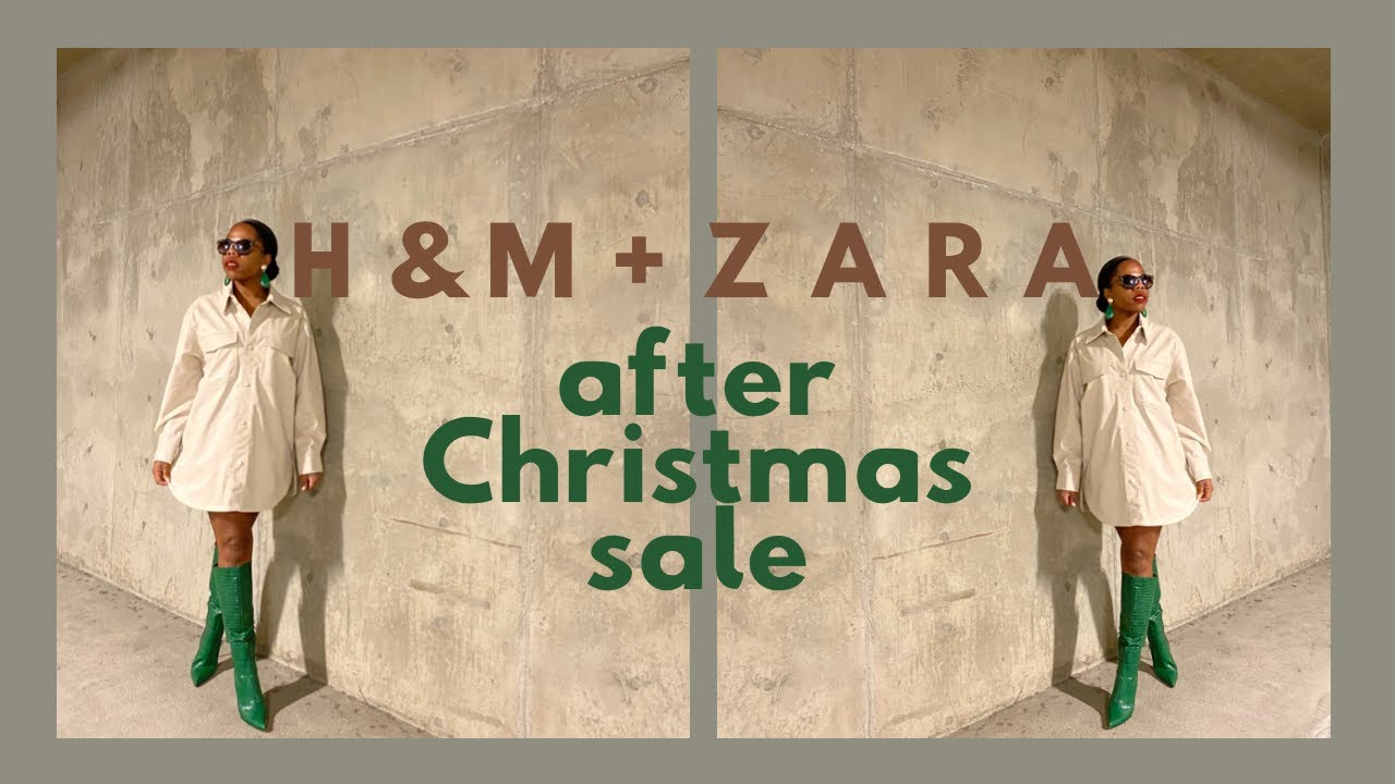 H&M + Zara After Christmas Sale | Try-on Haul