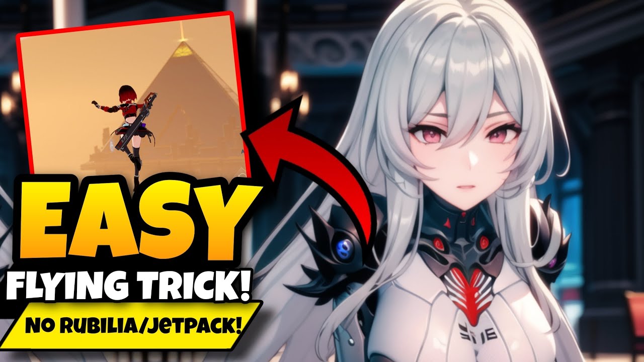 EASY FLYING TRICK Without Rubilia/Jetpack!! Tower of Fantasy