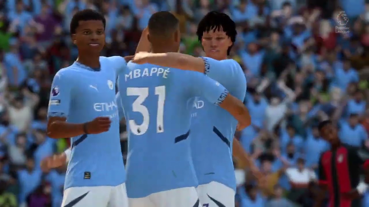 MCI VS Bornemouth 3-0 #Carrière FC25