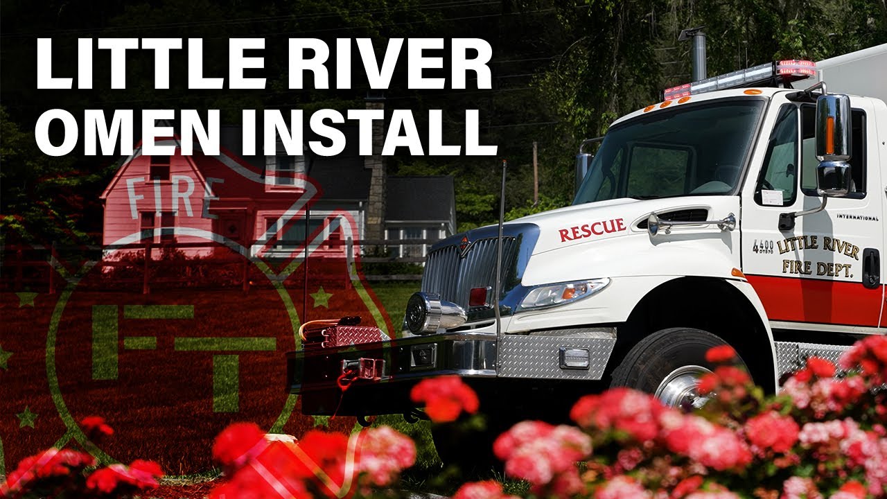 FireTech Omen Warning Lightbar Retrofit Tutorial - Little River Fire Department | Hiviz LED Lighting