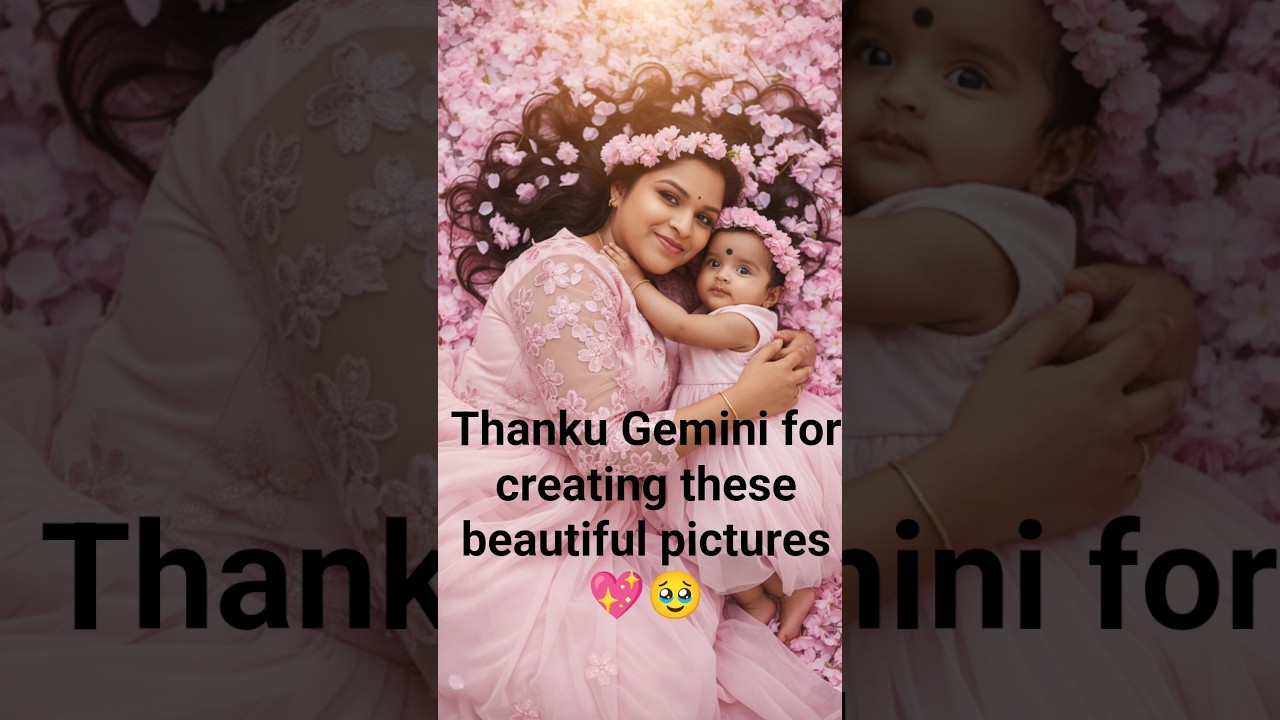&ldquo;Gemini AI Mom & Daughter ❤️ Beautiful Bond Captured in AI Photo ✨#GeminiAI #shorts #MomAndDaughter&rdquo;