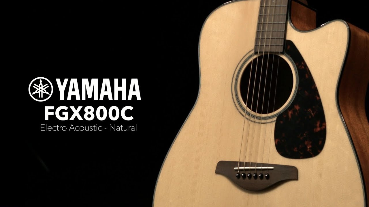 Yamaha FGX800C Electro Acoustic Guitar, Natural | Gear4music demo
