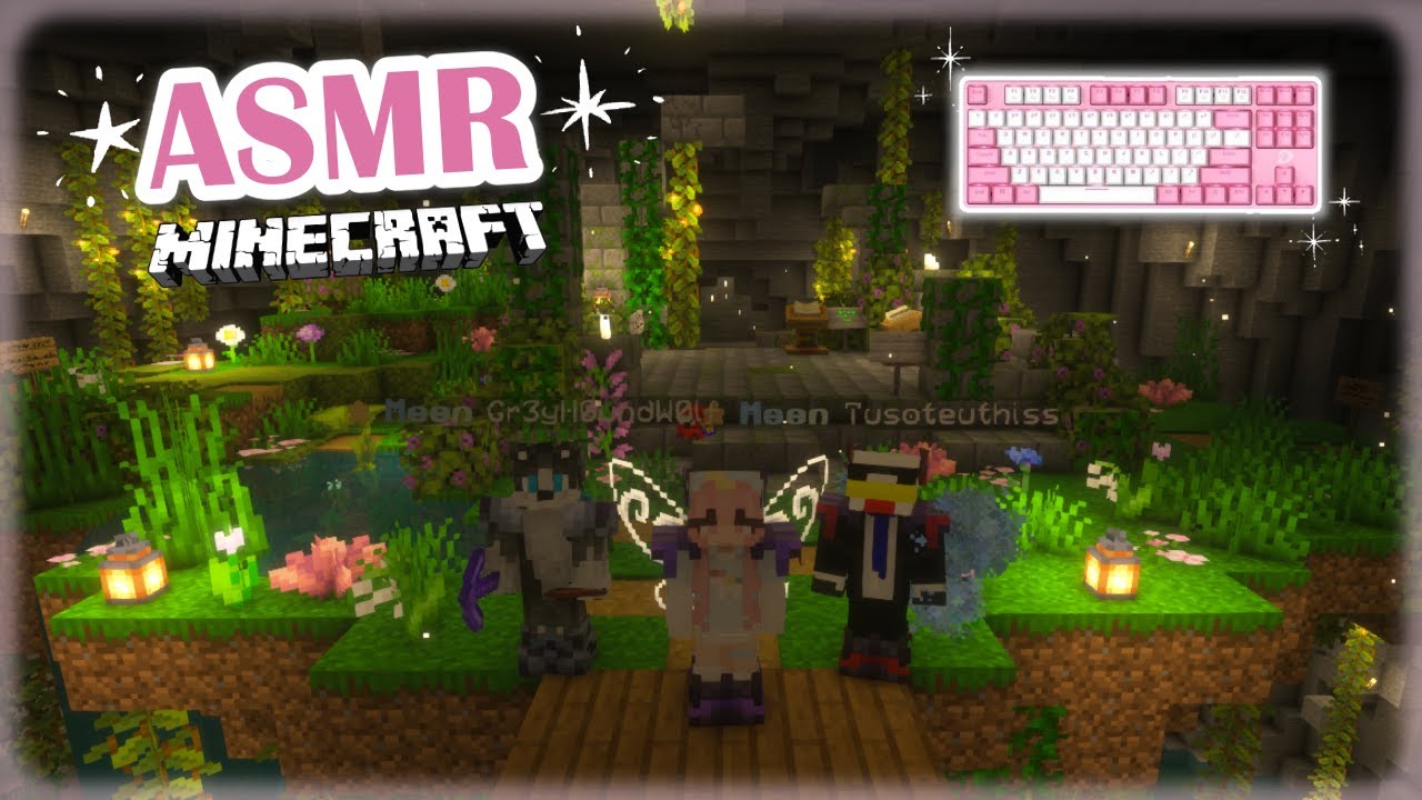 Minecraft ASMR ♡ – Opening Kingdom Lumoria 🏰✨ | Relaxing Building, Keyboard & Whispering