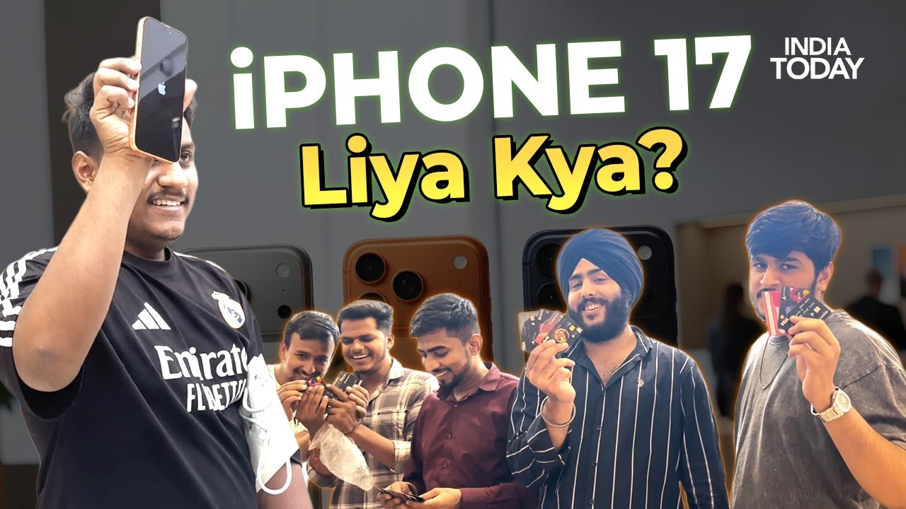 iPhone 17 Sale Fever: Crazy Fans Line Up To Buy First iPhones In India!