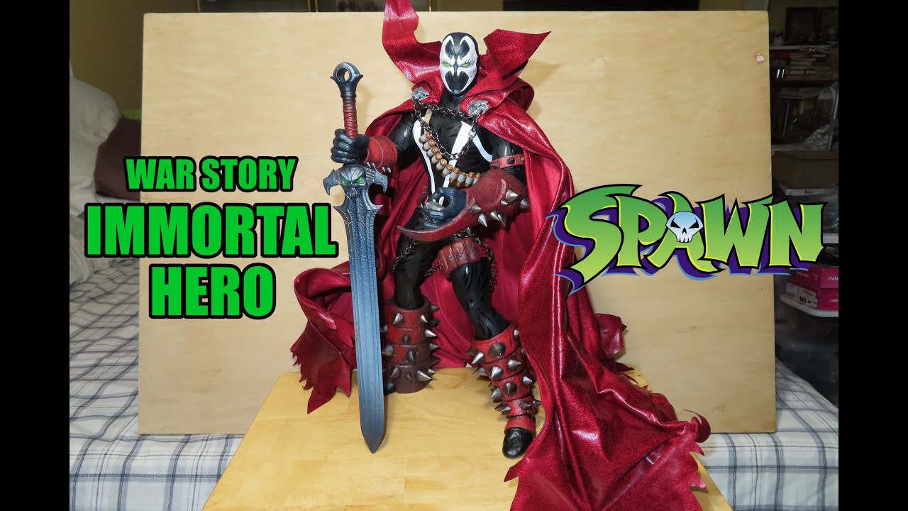 1/6 War Story IMMORTAL HERO aka SPAWN Figure unboxing & review