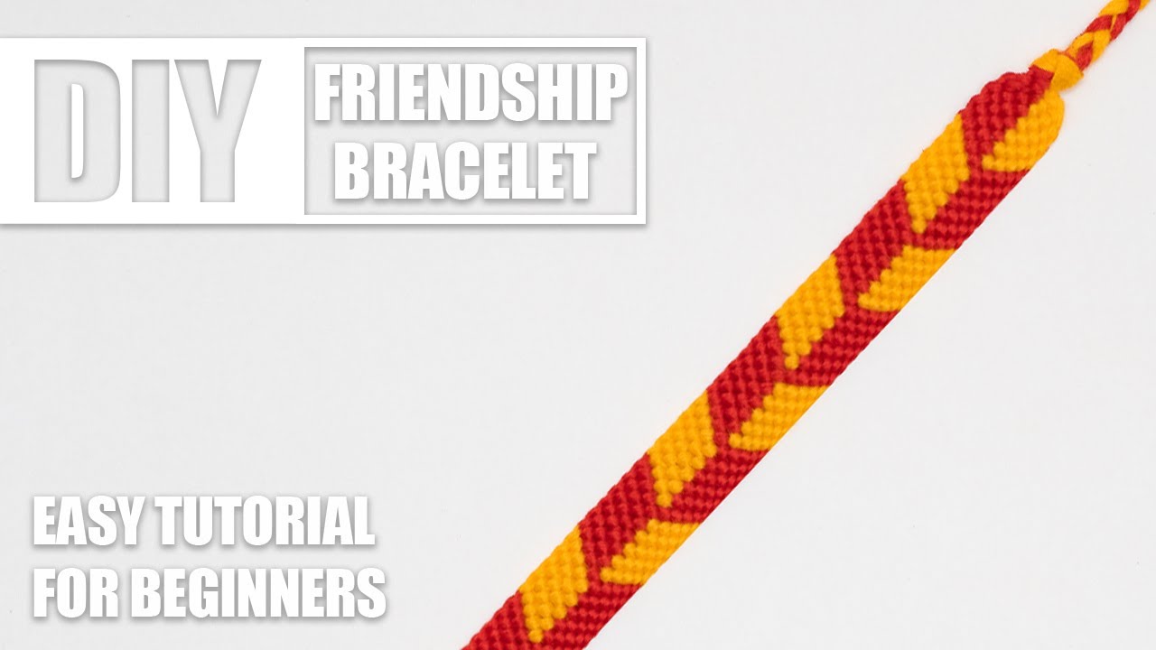 Harry Potter Gryffindor Macrame Friendship Bracelet | Easy Tutorial for Beginners