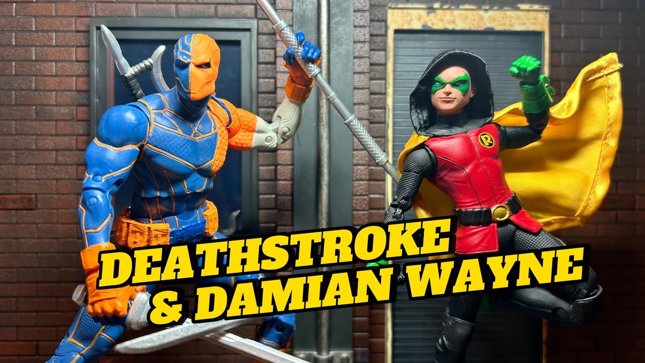 DC Multiverse Collection Review: McFarlane Deathstroke Platinum and Damian Wayne Robin