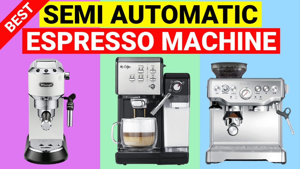 Semi Automatic Espresso Machine ☕ Top 7 Best Semi Automatic Espresso Machines 2021⏰