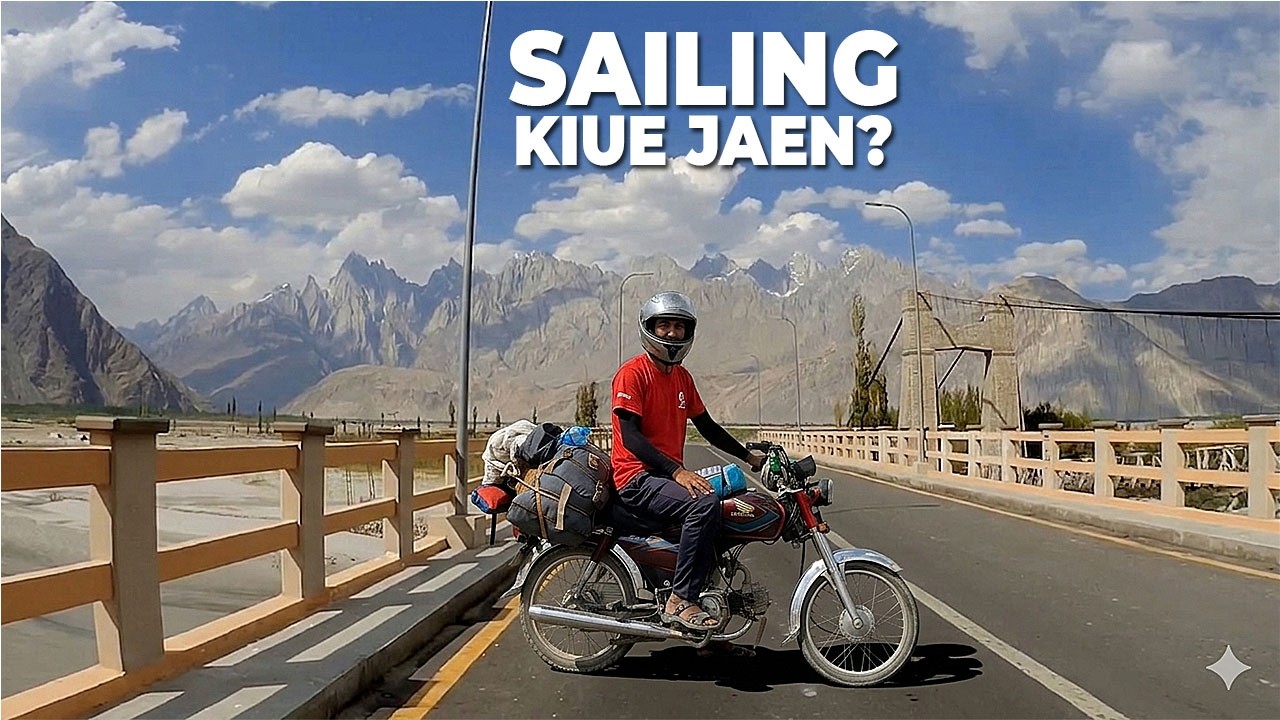 Now Riding to the Beautiful Saling Village! | CD 70 Gilgit Baltistan Tour | Azam Munir