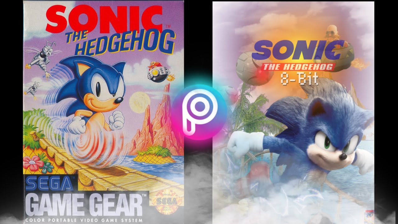 [RareGalaxy5] I Made A Movie Sonic 1 Sega Game Gear Box Cover! (Looks Cool!)