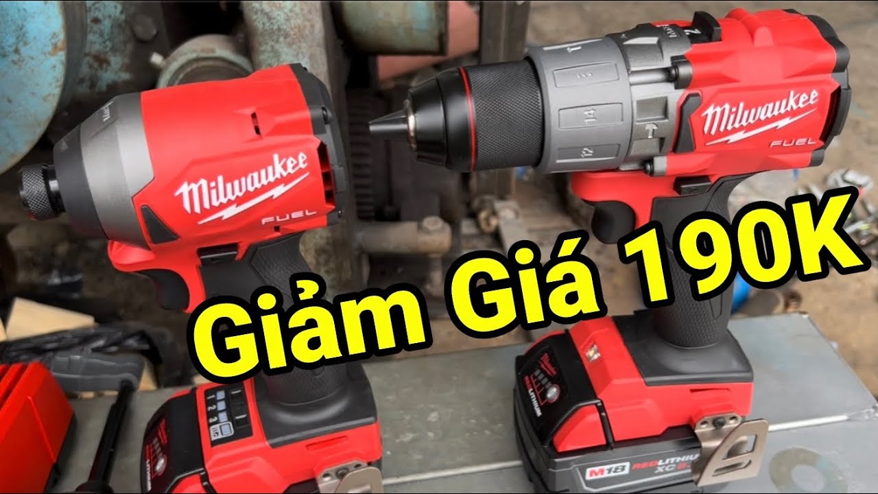 Milwaukee 2804 Hàng Lướt 99% Giảm Giá 190K Khi Mua Combo 2804-20 | 2853-20