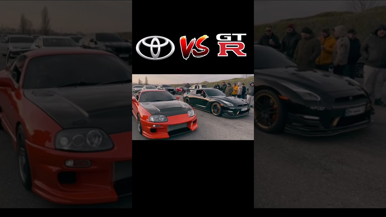 Toyota supra vs Nissan gtr 😬