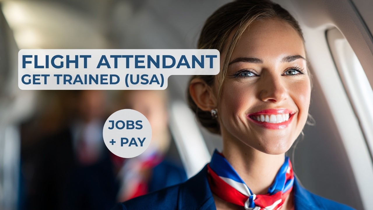 How To Become A Flight Attendant In The USA - Salary | Training | Career