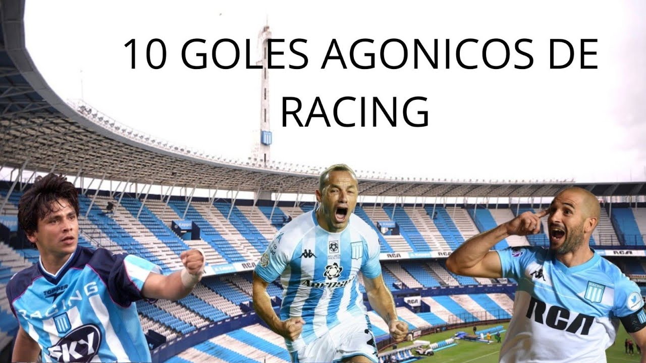 10 GOLES AGONICOS DE RACING ||| #futbol #futbolargentino #racing #messi