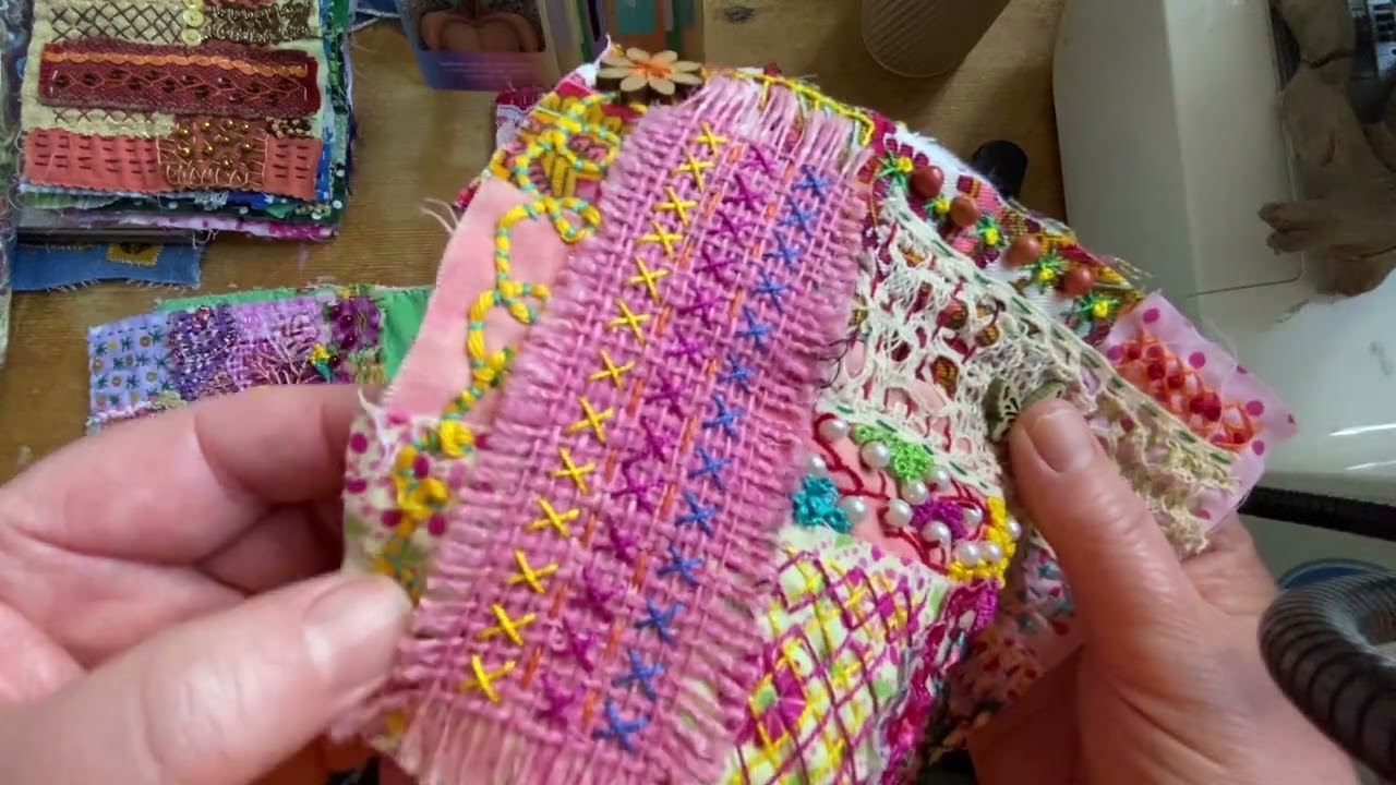 Sharing slow stitched pieces and what should I do with them ?