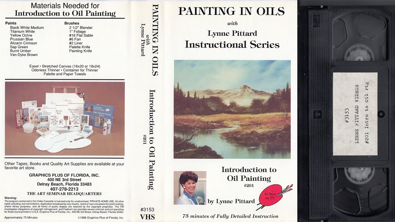 Introduction To Oil Painting (1988) VHS 60fps