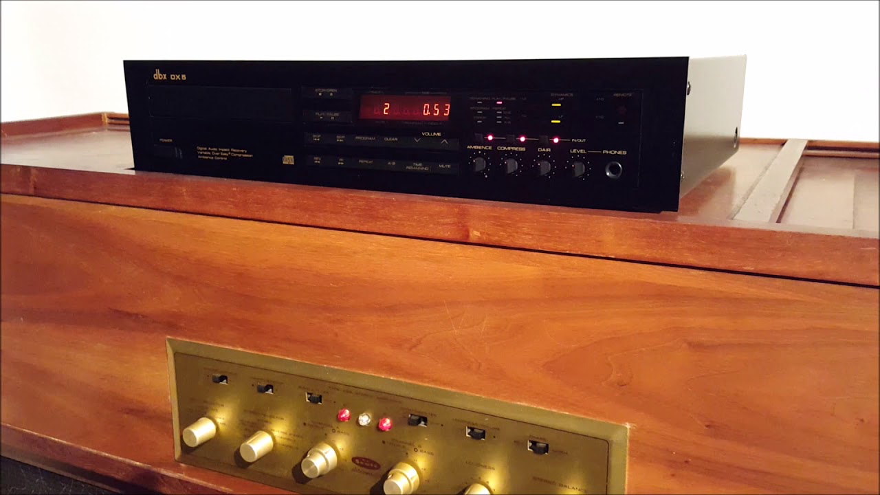 Blade Runner soundtrack on a 1987 DBX CD player