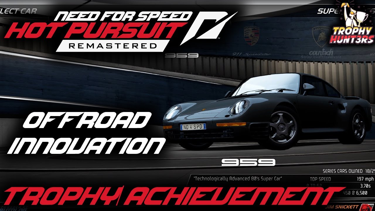 Need For Speed: Hot Pursuit Remastered - Offroad Innovation Trophy/Achievement