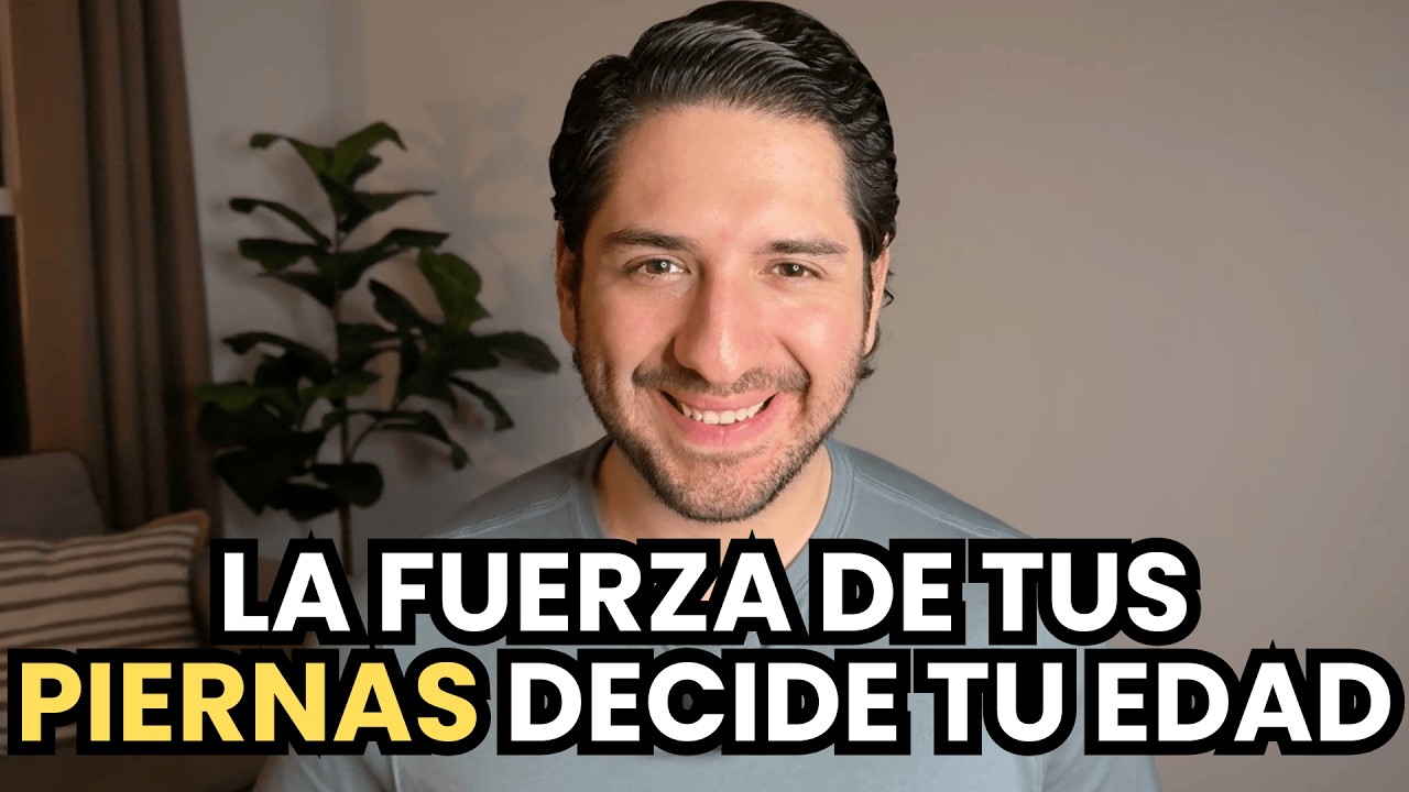 La FUERZA en tus PIERNAS decide qué tan JOVEN es tu cuerpo