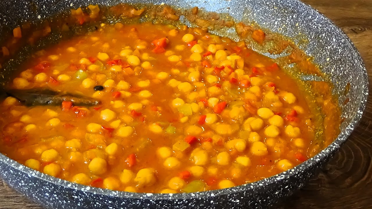 Постное рагу из нута. Вкусный и сытный рецепт без мяса!