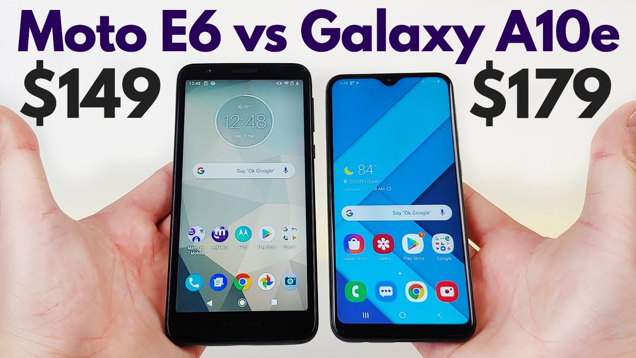 Moto E6 vs Samsung Galaxy A10e - Who Will Win?