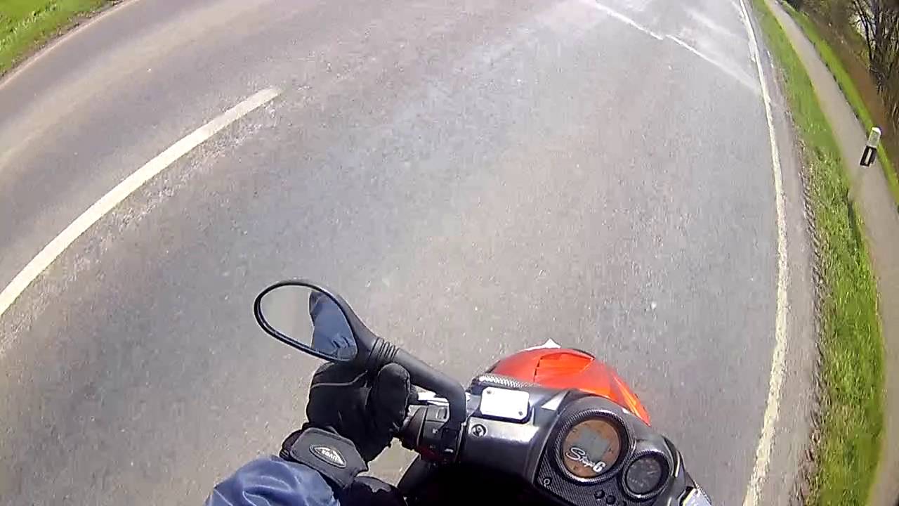 Police Chase, Verfolgungsjagd,Polizei vs Roller, Aerox