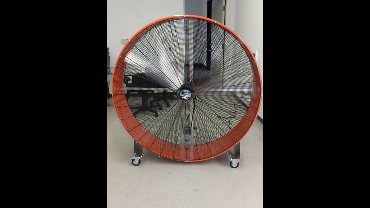 Maxxair Pro 60 in. Industrial Heavy Duty 2-speed Drum Fan