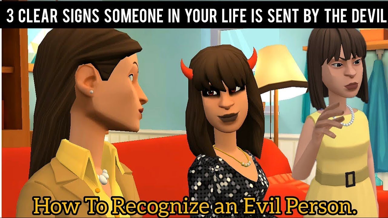 HOW TO RECOGNIZE AN EVIL PERSON SENT TO DESTROY YOU: Beware of these SIGNS! (Christian animation)