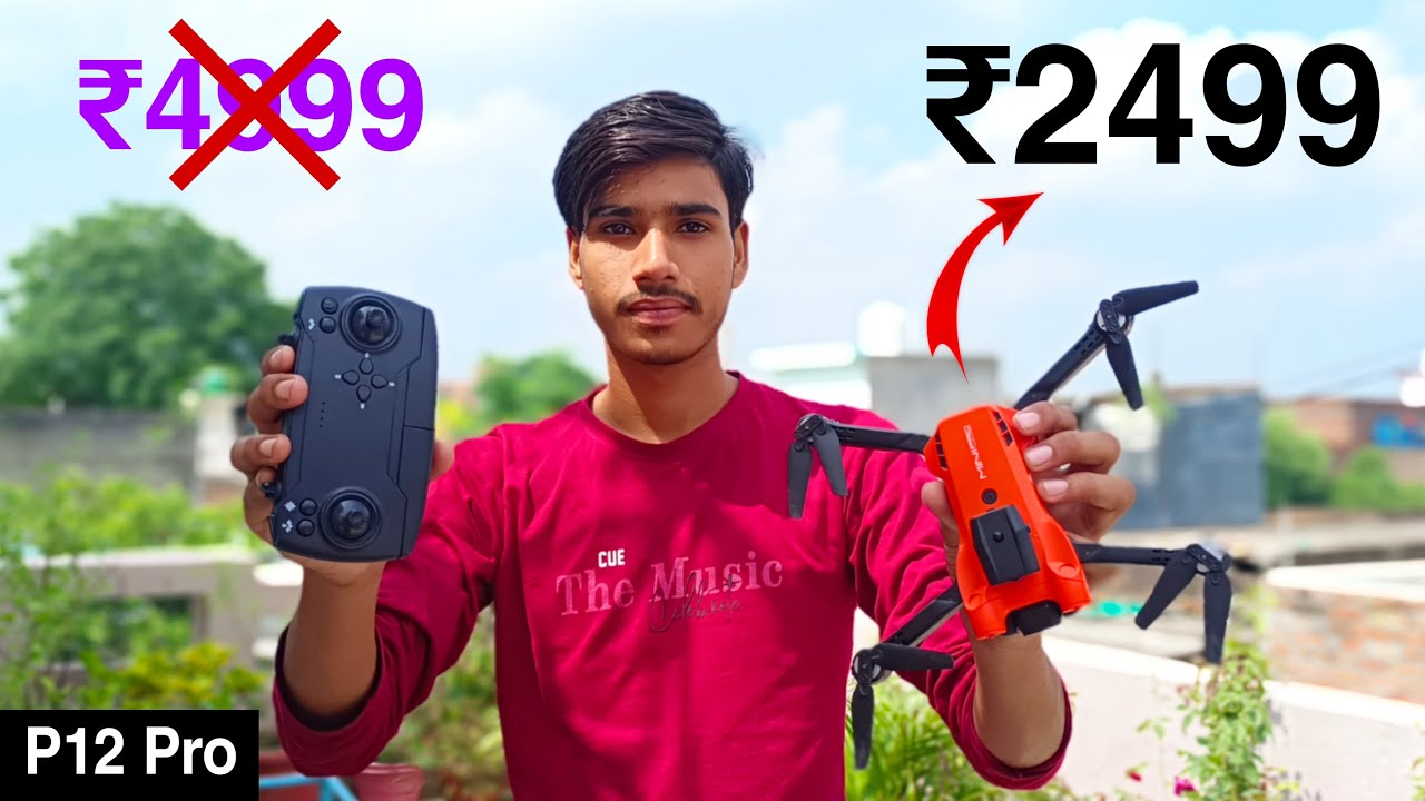 P12 Pro Drone Unboxing And Review | Drone Camera | P12 Pro Drone Camera Test | P12 Pro Drone Chor