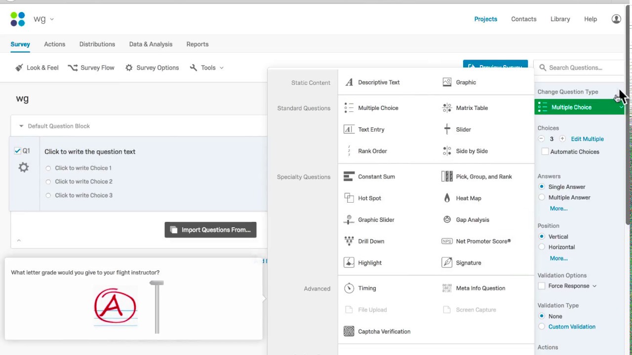 Qualtrics Part 1: Designing the Survey